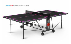 Стол теннисный Compact-2 LX Всепогодный Black