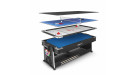 Игровой стол UNIX Line Трансформер 4 в 1 (204х112 cм) Black