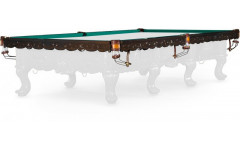 Борта для снукера "Gogard" 12 ф (черный орех) + лузы Борта для снукера "Gogard" 12 ф (черный орех) + лузы